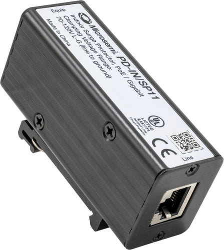 Surge Protector Microsemi PD-IN/SP11 95W 2A 1Gbit/s Black - PD-IN/SP11