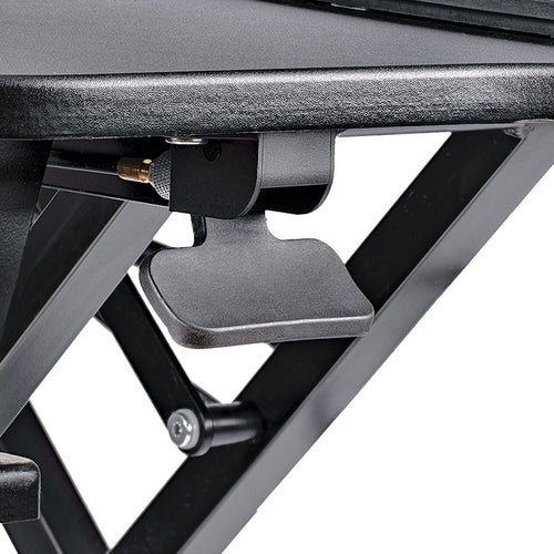 StarTech.com Corner Sit Stand Desk Converter - 35" x 21" - Ergonomic Dual Monitor Stand