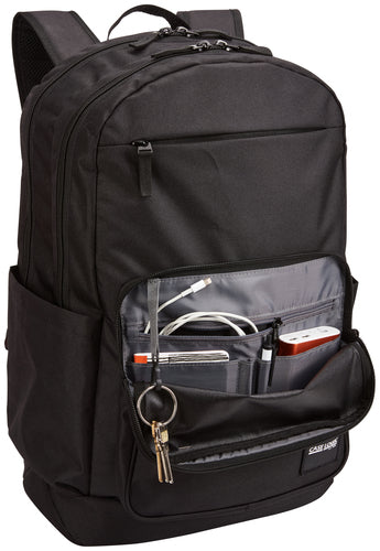 15.6 Inch Black Backpack City Style with Notebook Compartment - Unisex