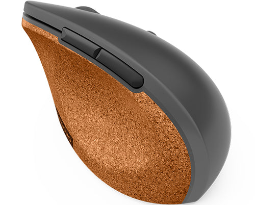 Lenovo Go Right-Hand Vertical Wireless Optical Mouse 2400 DPI Grey