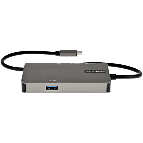 StarTech DKT30CHVPD2 USB-C Multiport Adapter - 4K HDMI, VGA, 100W Power Delivery, Black/Grey