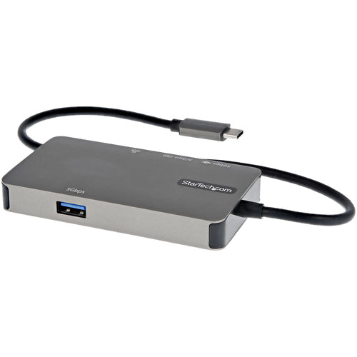 StarTech DKT30CHVPD2 USB-C Multiport Adapter - 4K HDMI, VGA, 100W Power Delivery, Black/Grey