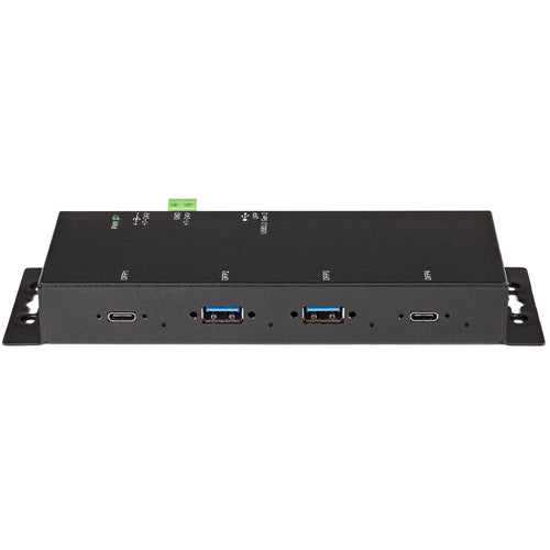 USB-C Hub 10Gbps StarTech 4-Port Metal Industrial ESD Protection