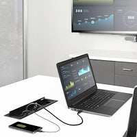 Conference Room Docking Station USB-C 60W PD 4K HDMI Power Black
