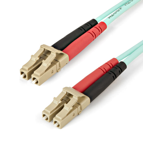 Fiber Optic Cable StarTech.com 1m LC to LC OM4 Multimode 100G Low Insertion Loss - 450FBLCLC1