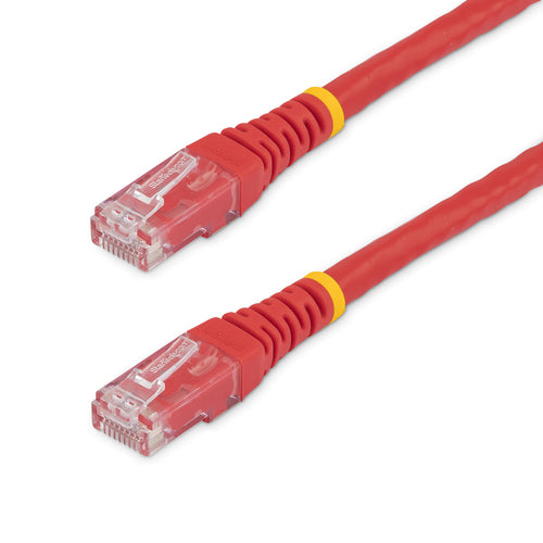 Ethernet Cable StarTech CAT6 2ft 250MHz PoE Red Patch Cord