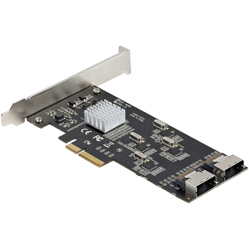 SATA PCIe Card StarTech 8 Port 6Gbps 4 Host Controllers