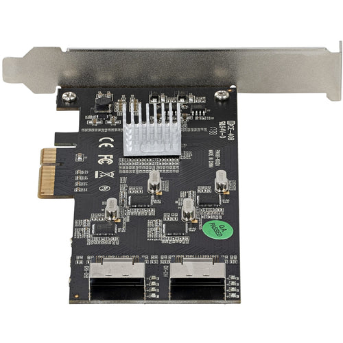 SATA PCIe Card StarTech 8 Port 6Gbps 4 Host Controllers