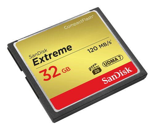 CompactFlash Card SanDisk 32GB Extreme 120MB/s 85MB/s - SDCFXSB-032G-G46