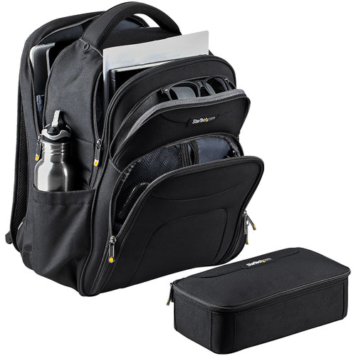 15.6'' Laptop Backpack Ergonomic Professional IT Tech Bag Durable Ballistic Nylon