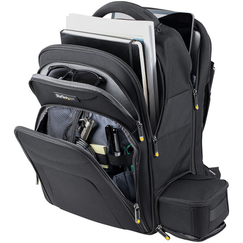 StarTech.com 17.3" Ergonomic Laptop Backpack - Durable Bag for Professionals