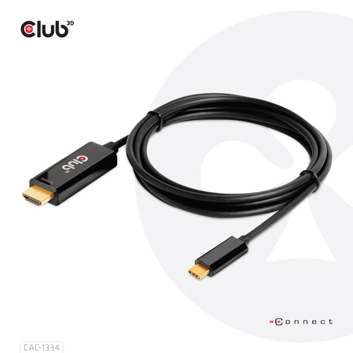 Video Cable Adapter CLUB3D CAC-1334 4K 60Hz HDMI to USB-C 1.8m
