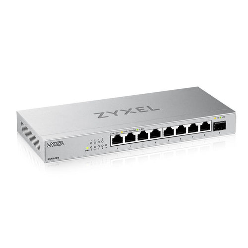 Network Switch Zyxel XMG-108 2.5G Ethernet Unmanaged Wall Mountable - XMG-108-ZZ0101F