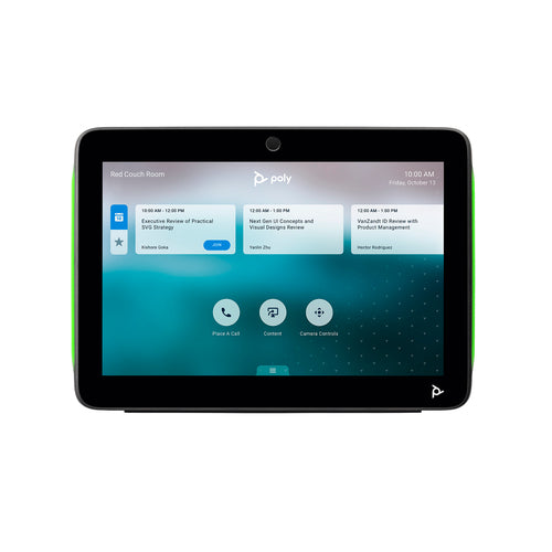 HP Poly TC10 Touch Controller - 10.1" Display, 1280x800, PoE, Black - Conference Room Controller