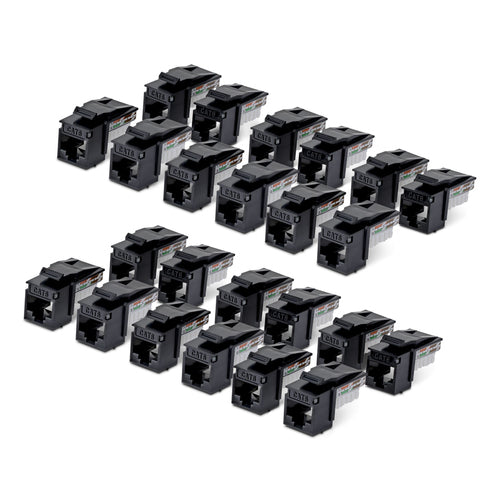 StarTech.com C6KEY110BK24PK keystone module