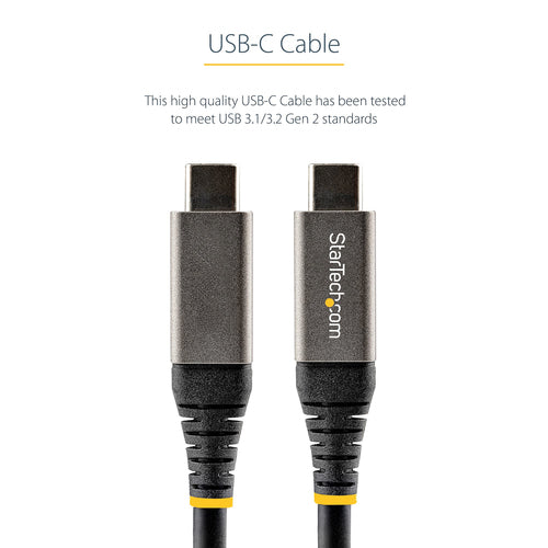 USB Cable StarTech.com USB-C 10Gbps 100W 1.6ft Thunderbolt Compatible - USB31CCV50CM