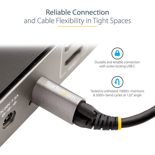 USB Type-C Cable 10Gbps 50cm StarTech 100W Power Delivery