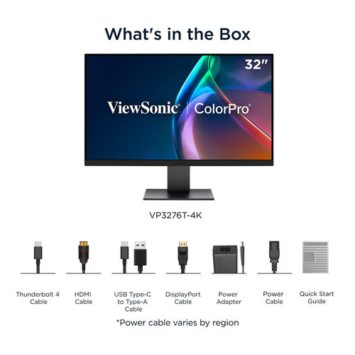 Viewsonic VP Series VP3276T-4K computer monitor