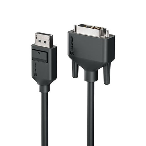 DisplayPort to DVI Cable 3m Male to Male ALOGIC Elements
