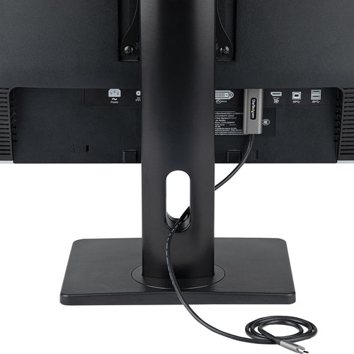 StarTech.com Adjustable Monitor Stand for 32" Displays - Ergonomic VESA Mount - Black