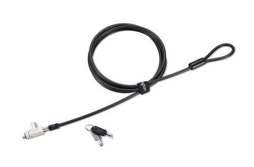 Kensington Slim N17 2.0 Cable Lock 1.8m Wedge Key Carbon Steel Silver