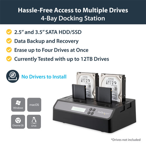StarTech.com SATDOCK4U3RE media duplicator