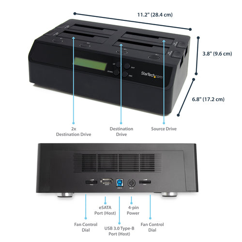 StarTech.com SATDOCK4U3RE media duplicator
