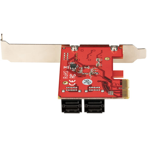 SATA Expansion Card StarTech 4-Port PCIe 6Gbps Low Profile