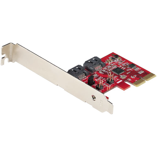 SATA PCIe Expansion Card StarTech.com 2-Port 6 Gbps Full Low Profile