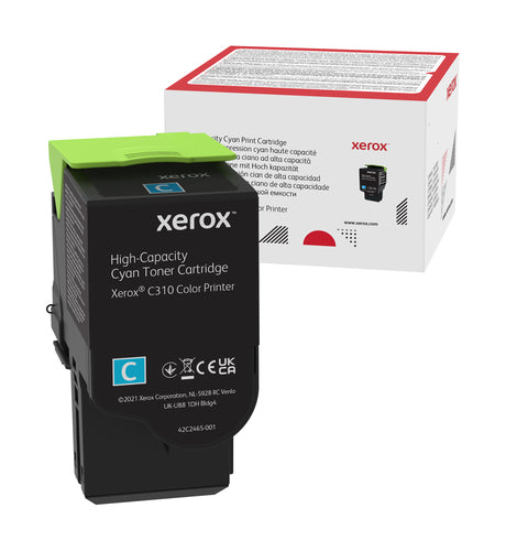 Toner Cartridge Xerox 006R04365 Cyan High Capacity 5500 Pages Compatible with C310/C315