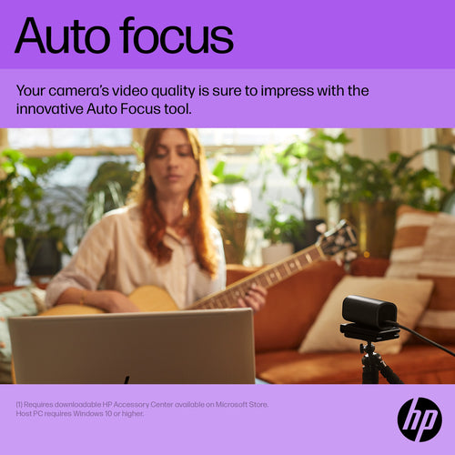 Webcam HP 325 FHD 5MP 1920x1080 30fps USB - 53X27AA