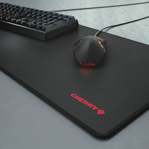 Gaming Mouse Pad CHERRY MP 2000 Black Monochromatic Non-Slip Base