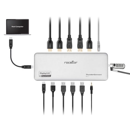 Rocstor Y10P026-S1 laptop dock/port replicator