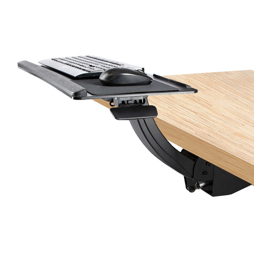 StarTech KBTRAYADJ2 Ergonomic Adjustable Keyboard Tray with Mouse Pad & Wrist Rest