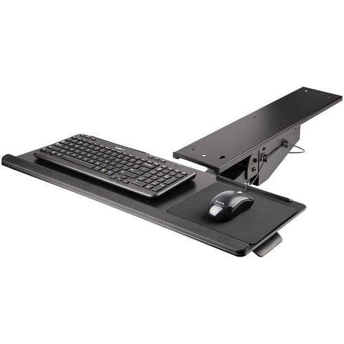 StarTech KBTRAYADJ2 Ergonomic Adjustable Keyboard Tray with Mouse Pad & Wrist Rest