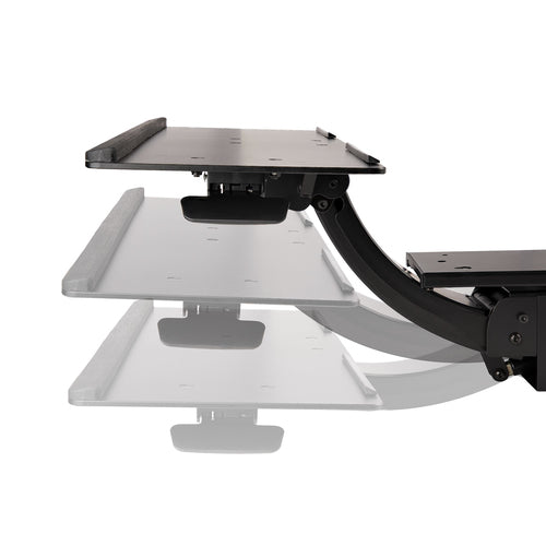 StarTech KBTRAYADJ2 Ergonomic Adjustable Keyboard Tray with Mouse Pad & Wrist Rest