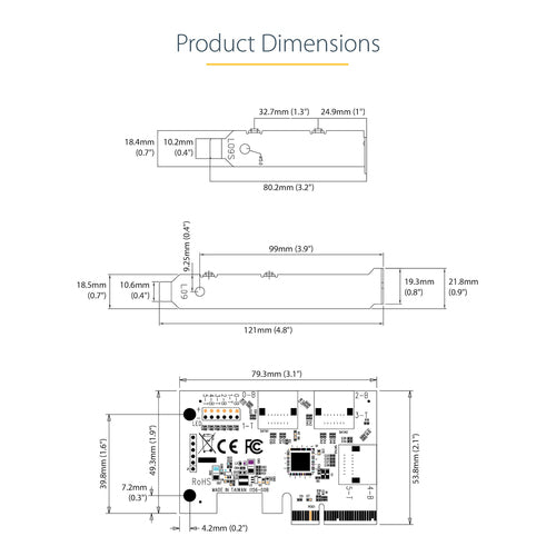 SATA PCIe Expansion Card 6 Port 6Gbps Low/Full Profile