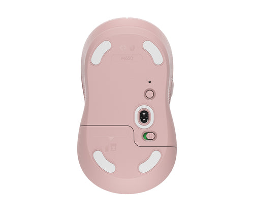 Wireless Mouse Logitech Signature M650 Optical Bluetooth 4000 DPI Pink - 910-006254