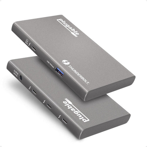 USB4 Interface Hub Thunderbolt 4 60W 10000Mbit/s Plugable Technologies