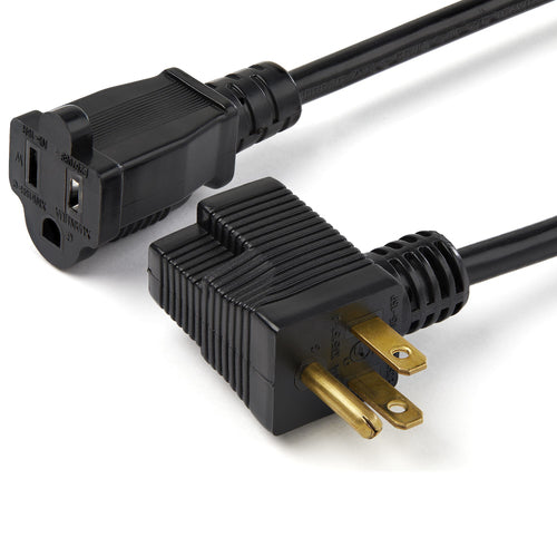Power Extension Cord 3ft StarTech 2x NEMA 5-15R 16 AWG UL Certified