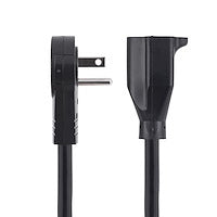Power Extension Cord StarTech.com RTPAC10110 10ft NEMA 5-15P to 5-15R UL Certified