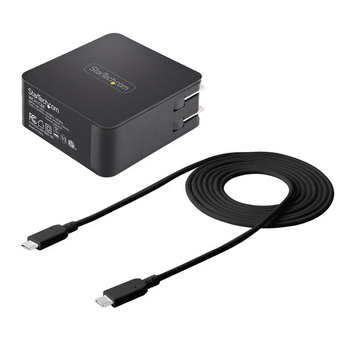 USB C Wall Charger 60W PD with 6ft Cable - StarTech.com
