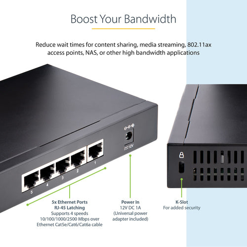 StarTech.com DS52000 network switch