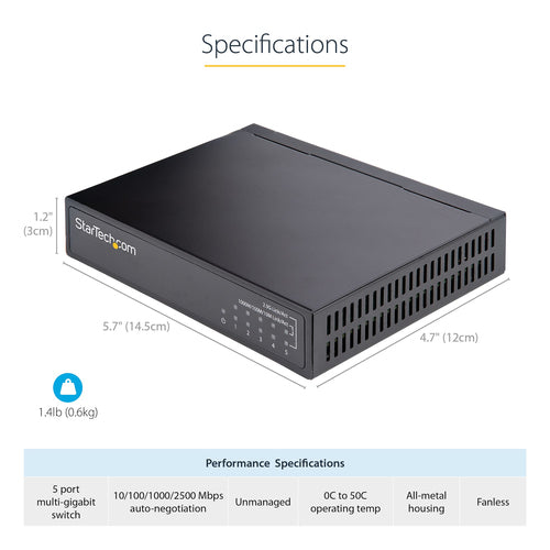 StarTech.com DS52000 network switch