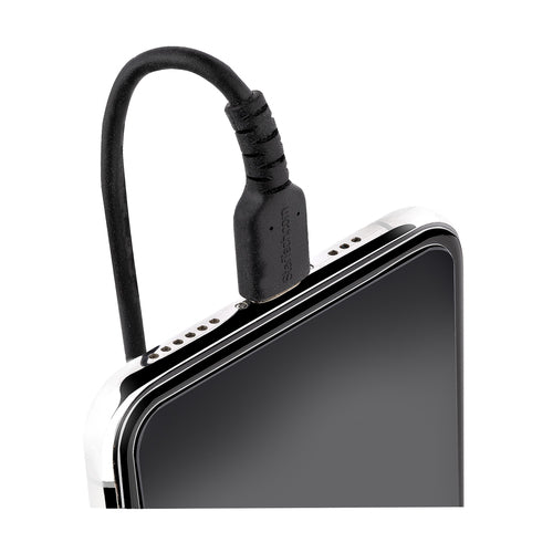 USB C to Lightning Cable 50cm Coiled Durable MFi Certified
