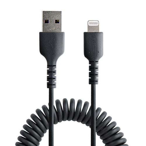 Lightning Cable StarTech.com RUSB2ALT1MBC 1m USB A to Lightning Coiled