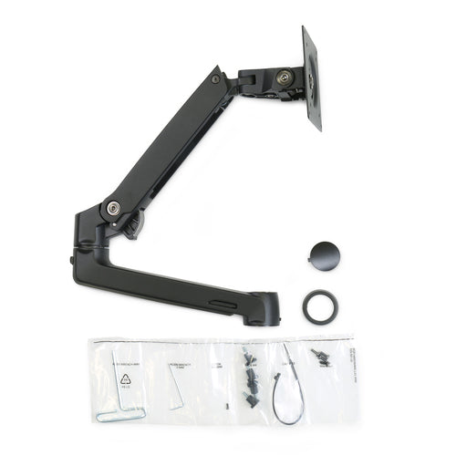 Ergotron LX Dual Stacking Arm, Extension and Collar Kit, Matte Black.