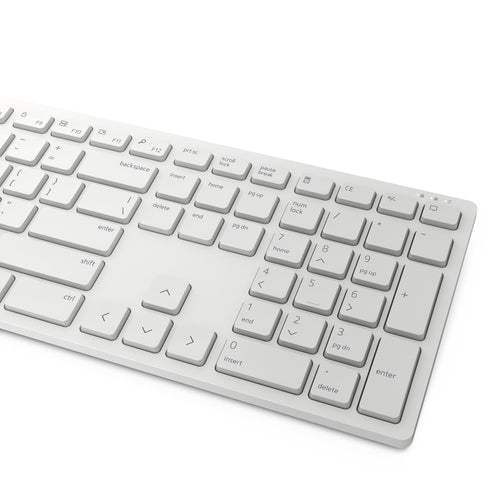 Wireless Keyboard DELL KM5221W-WH QWERTY RF Wireless Full-Size with Mouse