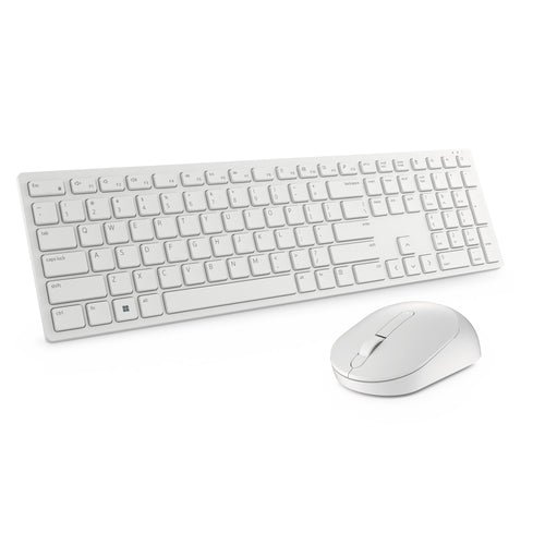Wireless Keyboard DELL KM5221W-WH QWERTY RF Wireless Full-Size with Mouse