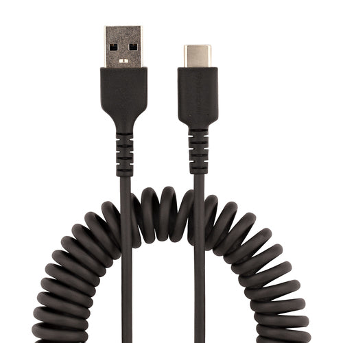 USB Cable StarTech.com R2ACC-1M 1m USB A to C Coiled Heavy Duty Fast Charge - R2ACC-1M-USB-CABLE
